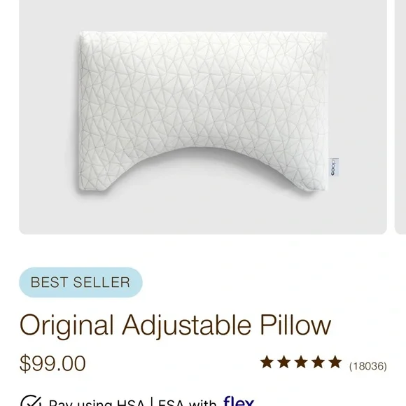 COOP Original Crescent Pillow- Queen - Picture 1 of 4